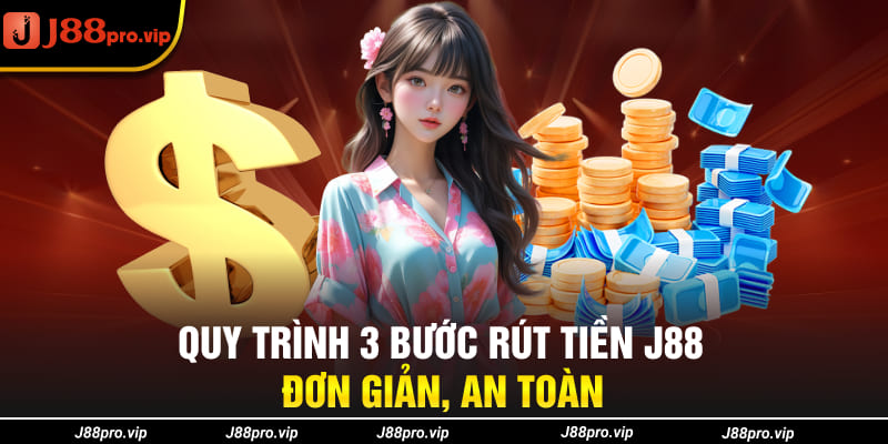 Quy trình 3 bước rút tiền J88 đơn giản, an toàn